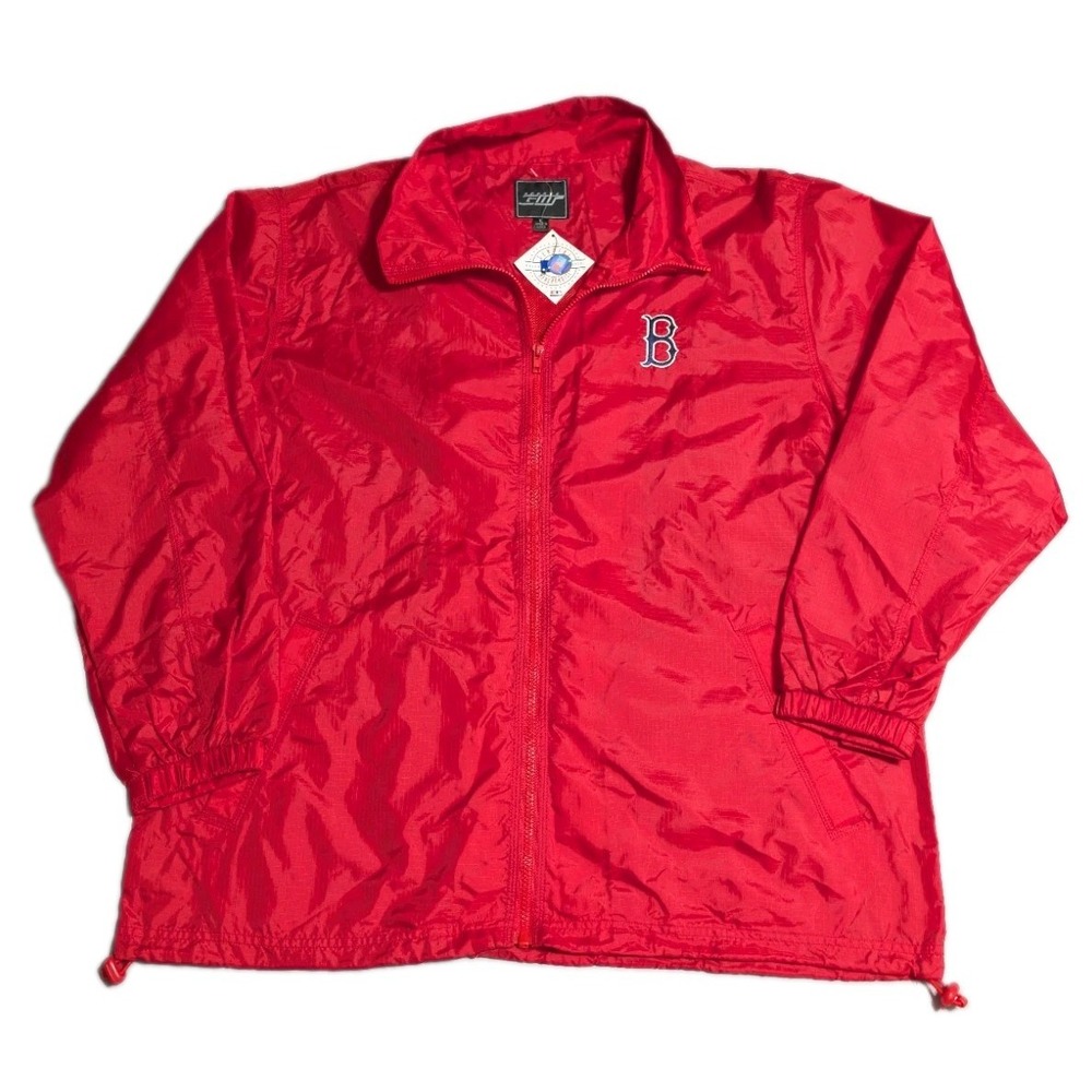 Vintage 90s G-III Sports Boston Red Sox Jacket Mens XL NWT MLB Windbreaker Red